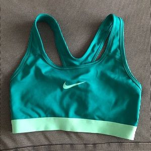 Nike teal sports bra.
